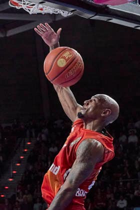 Deutsche Basketball Bundesliga (BBL), FC Bayern München Basketball vs NINERS Chemnitz, München FC Bayern Basketball, NINERS Chemnitz, 2026-04-12 in München (SAP Garden) MIKE Isiaha (FC Bayern München Basketball Power Forward (PF) Nr22-FCBB22) sportworld München SAP Garden Bayern Deutschland