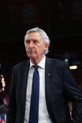 Svetislav Pesic (FC Bayern Basketball, Chef-Trainer) nach dem Spiel, GER, FC Bayern Basketball vs. Niners Chemnitz, Basketball, easycredit Basketball Bundesliga, 29. Spieltag, Saison 2025 2026, 12.04.2026, GER, FC Bayern Basketball vs. Niners Chemnitz, Basketball, easycredit Basketball Bundesliga, 29. Spieltag, Saison 2025 2026, 12.04.2026 Muenchen Copyright: xEibner-Pressefoto JennixMaulx EP_JML