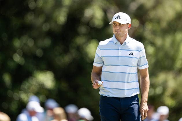 260412 Ludvig Aberg of Sweden during the final round of the 2026 Masters Golf Tournament on April 12, 2026 in Augusta. Photo: Petter Arvidson BILDBYRAN kod PA PA1196 golf masters bbeng the masters augusta sweden sverige Copyright: PETTERxARVIDSON BB260412PA043