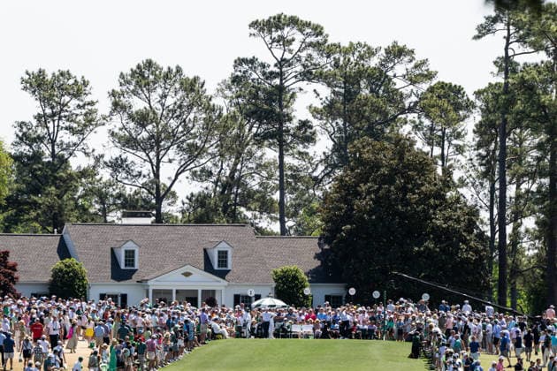260412 Ludvig Aberg of Sweden during the final round of the 2026 Masters Golf Tournament on April 12, 2026 in Augusta. Photo: Petter Arvidson BILDBYRAN kod PA PA1196 golf masters bbeng the masters augusta sweden sverige Copyright: PETTERxARVIDSON BB260412PA045
