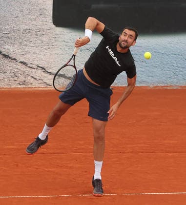 12.04.2026, BMW Open 2026, ATP, Tennis Herren Tour 500, MTTC Iphitos, Muenchen, Tennis, im Bild: Marin Cilic (CRO)