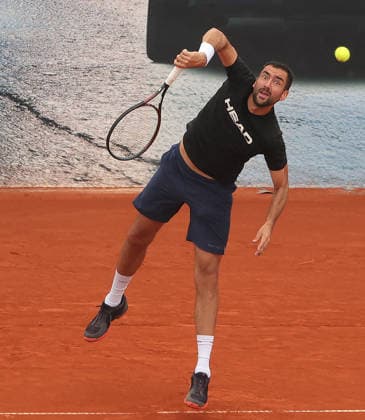 12.04.2026, BMW Open 2026, ATP, Tennis Herren Tour 500, MTTC Iphitos, Muenchen, Tennis, im Bild: Marin Cilic (CRO)