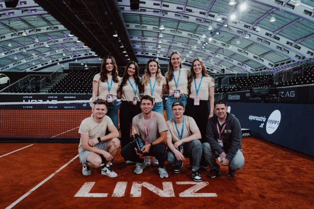 TENNIS - WTA, Tennis Damen Upper Austria Ladies Linz LINZ,AUSTRIA,12.APR.26 - TENNIS - WTA Tour, Upper Austria Ladies Linz. Image shows participants.  GEPAxpictures xAlexanderxSolc