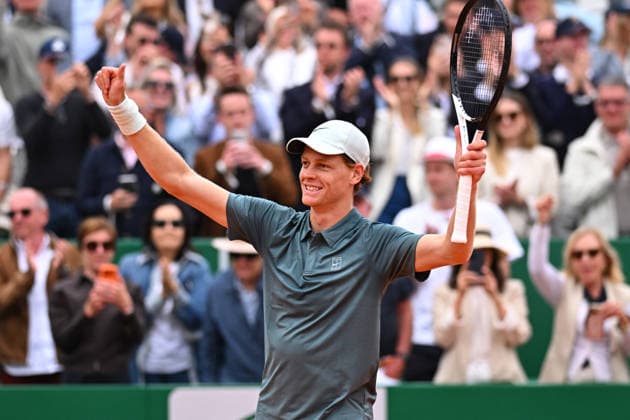 Jannick Sinner Wins Rolex Monte-Carlo Masters 2026 Finale - Monaco Jannik Sinner (ITA) wins the final versus Carlos Alcaraz (ESP) and becomes number one in the world at the 2026 Rolex Monte-Carlo Masters in Monte-Carlo, Monaco, on April 12, 2026. Photo by Corinne Dubreuil ABACAPRESS.COM MONTE-CARLO Monaco  Copyright: xDubreuilxCorinne ABACAx