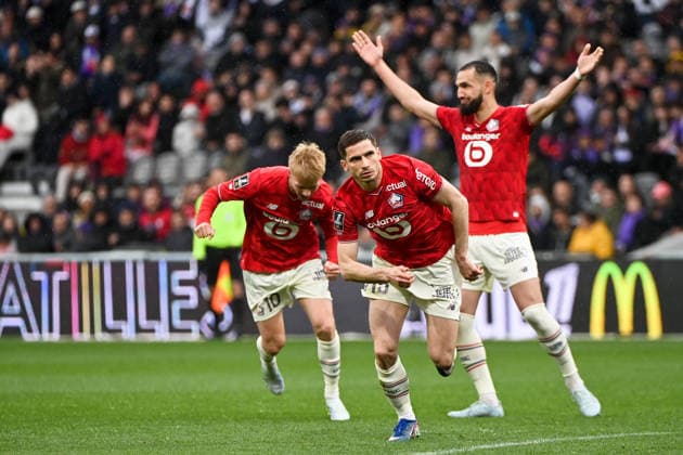 Toulouse FC v Lille OSC - Ligue 1 McDonald s 2025 2026 15 Romain PERRAUD (losc) during the Ligue 1 McDonald s match between Toulouse and Lille at Stadium de Toulouse on April 12, 2026 in Toulouse, France. Toulouse France  Copyright: xFEPx 776348348
