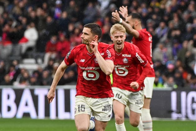 Toulouse FC v Lille OSC - Ligue 1 McDonald s 2025 2026 15 Romain PERRAUD (losc) during the Ligue 1 McDonald s match between Toulouse and Lille at Stadium de Toulouse on April 12, 2026 in Toulouse, France. Toulouse France  Copyright: xFEPx 776348348