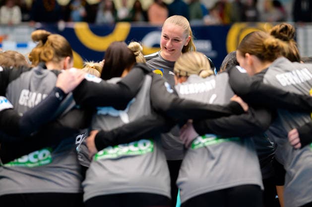 Handball, Frauen: EM-Qualifikation, Deutschland - Belgien, 2. Runde, Gruppe 3, 6. Spieltag Hamm Westpress Arena Nordrhein-Westfalen Deutschland