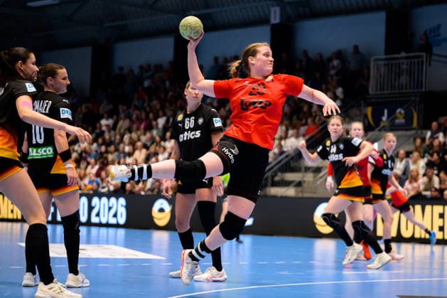 Handball, Frauen: EM-Qualifikation, Deutschland - Belgien, 2. Runde, Gruppe 3, 6. Spieltag Anna Schellingen (Belgien) Hamm Westpress Arena Nordrhein-Westfalen Deutschland