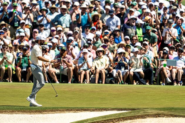 260412 Cameron Young of Unites States during the final round of the 2026 Masters Golf Tournament on April 12, 2026 in Augusta. Photo: Petter Arvidson BILDBYRAN kod PA PA1196 golf masters bbeng the masters augusta Copyright: PETTERxARVIDSON BB260412PA084