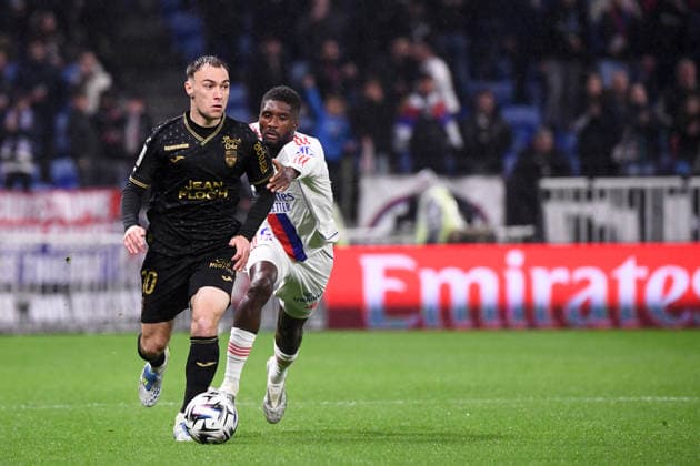 Olympique Lyonnais v FC Lorient - Ligue 1 McDonald s 2025 2026 22 Clinton MATA PEDRO LOURENCO (ol) - 10 Pablo PAGIS (fcl) during the Ligue 1 McDonald s match between Lyon and Lorient at Groupama Stadium on April 12, 2026 in Lyon, France. Lyon France  Copyright: xFEPx 776348350