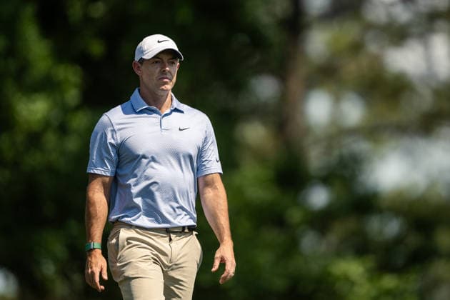 260412 Rory McIlroy of Northern Ireland during the final round of the 2026 Masters Golf Tournament on April 12, 2026 in Augusta. Photo: Petter Arvidson BILDBYRAN kod PA PA1196 golf masters bbeng the masters augusta Copyright: PETTERxARVIDSON BB260412PA105