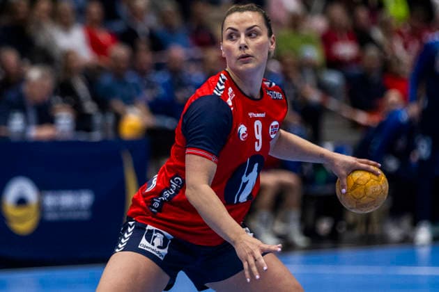 Handball, EHF EURO Cup Norway Slovakia Kristiansand 20260412 Nora Mork during the womens EHF Euro Cup handball match between Norway and Slovakia at Aquarama in Kristiansand Photo Trond R Teigen NTB Photo Trond R Teigen NTB Kristiansand Norway EDITORIAL USE ONLY RESTRICTED USE FOR BETTING COMPANIES  Copyright: xTrondxR.xTeigenx xNTBx
