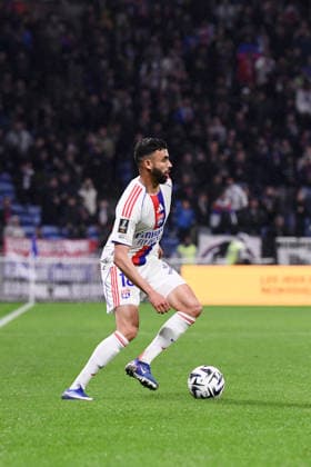 Olympique Lyonnais v FC Lorient - Ligue 1 McDonald s 2025 2026 18 Rachid GHEZZAL (ol) during the Ligue 1 McDonald s match between Lyon and Lorient at Groupama Stadium on April 12, 2026 in Lyon, France. Lyon France  Copyright: xFEPx 776348350
