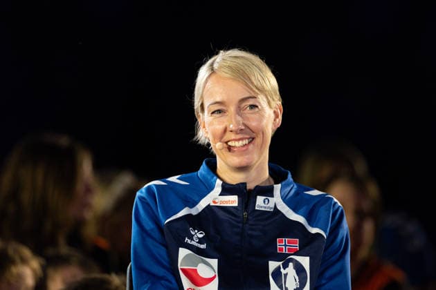 KRISTIANSAND, NORWAY - APRIL 12: Goalkeeper Katrine Lunde of Norway are seen after the Womens EHF Euro Cup 2026 match between Norway and Slovakia at Aquarama Arena on April 12, 2026 in Kristiansand, Norway. (Photo by Ane Frosaker Sports Press Photo) Copyright: xAnexFrosakerx xSPPx Sportspressphoto_SPR128544