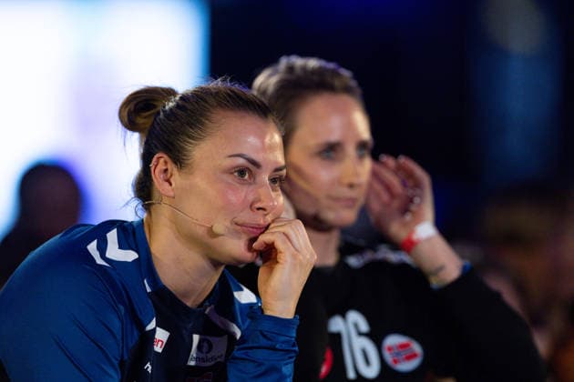 KRISTIANSAND, NORWAY - APRIL 12: Nora Mork of Norway are seen after the Womens EHF Euro Cup 2026 match between Norway and Slovakia at Aquarama Arena on April 12, 2026 in Kristiansand, Norway. (Photo by Ane Frosaker Sports Press Photo) Copyright: xAnexFrosakerx xSPPx Sportspressphoto_SPR128545