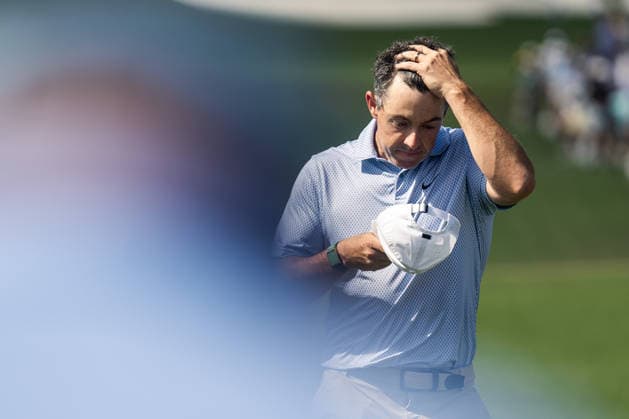 260412 Rory McIlroy of Northern Ireland during the final round of the 2026 Masters Golf Tournament on April 12, 2026 in Augusta. Photo: Petter Arvidson BILDBYRAN kod PA PA1196 golf masters bbeng the masters augusta Copyright: PETTERxARVIDSON BB260412PA180