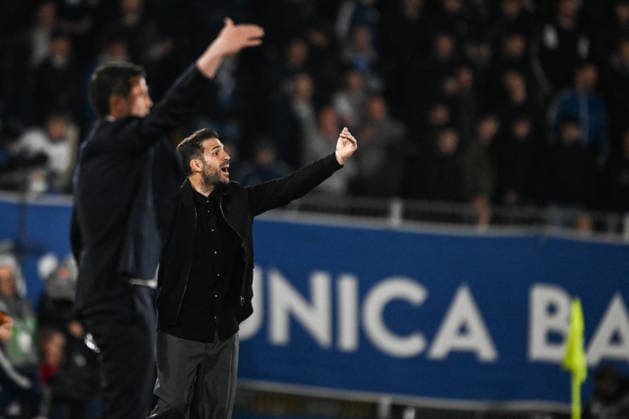 CALCIO - Serie A - Como 1907 vs Inter - FC Internazionale Cesc Fabregas, Head Coach of Calcio Como, react during the Italian Serie A football match between Calcio Como and Inter FC on 12 of Avril 2026 at the Giuseppe Senigallia stadium in Como, Italy Como Italy  Copyright: xIPAxSport ABACAx