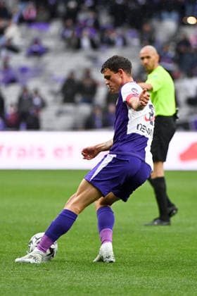 Toulouse FC v Lille OSC - Ligue 1 McDonald s 2025 2026 02 Rasmus Schmidt NICOLAISEN (tfc) during the Ligue 1 McDonald s match between Toulouse and Lille at Stadium de Toulouse on April 12, 2026 in Toulouse, France. Toulouse France  Copyright: xFEPx 776348348