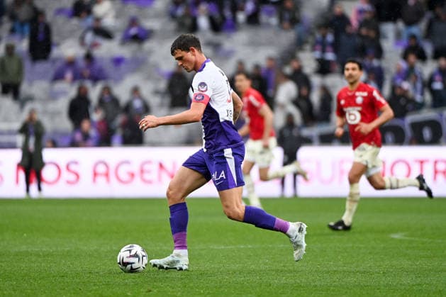Toulouse FC v Lille OSC - Ligue 1 McDonald s 2025 2026 02 Rasmus Schmidt NICOLAISEN (tfc) during the Ligue 1 McDonald s match between Toulouse and Lille at Stadium de Toulouse on April 12, 2026 in Toulouse, France. Toulouse France  Copyright: xFEPx 776348348