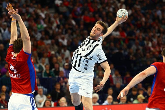 Handball I Herren I Saison 2025 2026 I Bundesliga I 28. Spieltag I HSV Hamburg - THW Kiel I 12.04.2026 Nikola Bilyk (53, THW Kiel) Hamburg Barclaycard Arena Hamburg Deutschland Copyright: xLobeca RalfxHomburgx