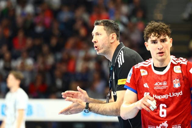 Handball I Herren I Saison 2025 2026 I Bundesliga I 28. Spieltag I HSV Hamburg - THW Kiel I 12.04.2026 Blazenko Lackovic (HSV Hamburg) Hamburg Barclaycard Arena Hamburg Deutschland Copyright: xLobeca RalfxHomburgx