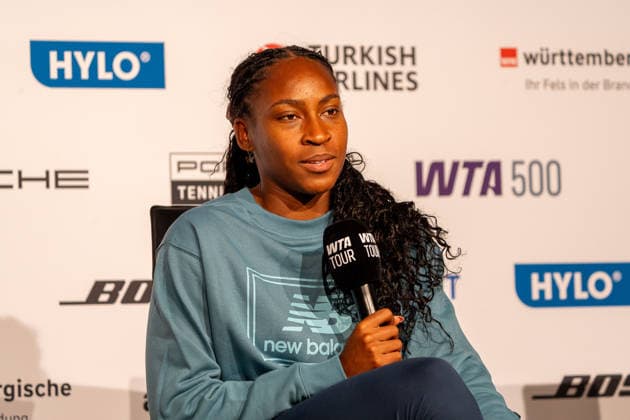 Coco Gauff, Pressekonferenz, Tennis, ATP, Tennis Herren Turnier, WTA, Tennis Damen 500, Porsche Tennis Grand-Prix, 13.04.2026, Tennis, ATP-Turnier, WTA 500, Porsche Tennis Grand-Prix, 13.04.2026, Stuttgart Copyright: xEibner-Pressefoto EdwardxCheungx EP_ECG
