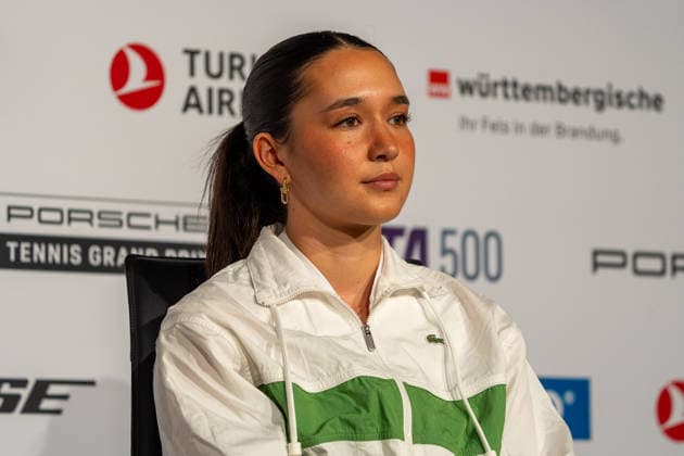 Eva Lys, Pressekonferenz, Tennis, ATP, Tennis Herren Turnier, WTA, Tennis Damen 500, Porsche Tennis Grand-Prix, 13.04.2026, Tennis, ATP-Turnier, WTA 500, Porsche Tennis Grand-Prix, 13.04.2026, Stuttgart Copyright: xEibner-Pressefoto EdwardxCheungx EP_ECG