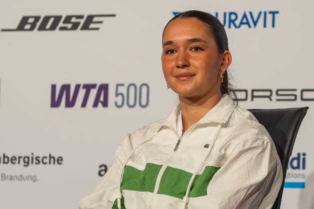 Eva Lys, Pressekonferenz, Tennis, ATP, Tennis Herren Turnier, WTA, Tennis Damen 500, Porsche Tennis Grand-Prix, 13.04.2026, Tennis, ATP-Turnier, WTA 500, Porsche Tennis Grand-Prix, 13.04.2026, Stuttgart Copyright: xEibner-Pressefoto EdwardxCheungx EP_ECG
