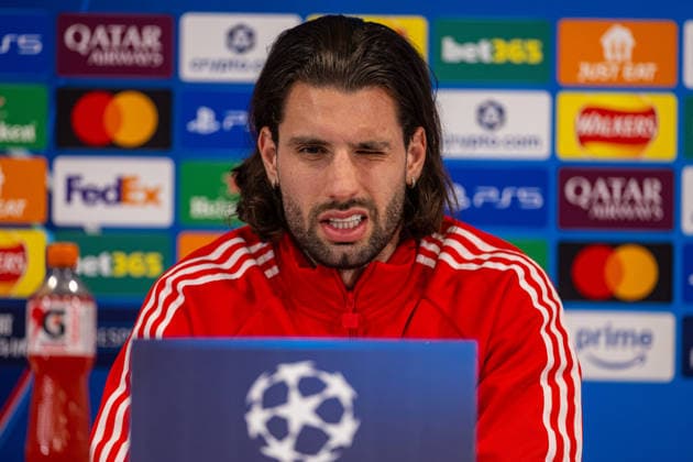 Football - UEFA Champions League - Quarter-Final - 2nd Leg - Liverpool FC v Paris Saint-Germain FC - MD-1 LIVERPOOL, ENGLAND - Monday, April 13, 2026: Liverpool s Dominik Szoboszlai during a press conference, PK, Pressekonferenz at Anfield ahead of the UEFA Champions League Quarter-Final 2nd Leg game between Liverpool FC and Paris Saint-Germain FC. (Photo by David Rawcliffe Propaganda) LIVERPOOL Anfield MERSEYSIDE ENGLAND  Copyright: xDavidxRawcliffex P2026-04-13-Liverpool_PSG_MD-1-70
