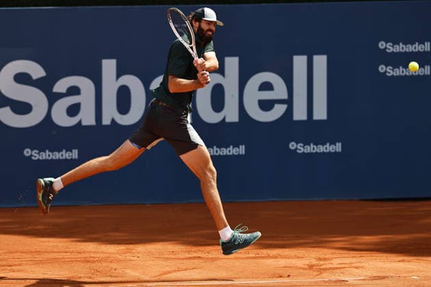 Reilly Opelka (USA), APRIL13, 2026 - Tennis : Opelka during singles 1st round match against Ethan Quinn on the Barcelona Open Banc Sabadell tennis tournament at the Real Club de Tenis de Barcelona in Barcelona, Spain. Noxthirdxpartyxsales  aflo_326842771