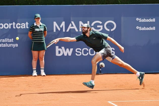 Reilly Opelka (USA), APRIL13, 2026 - Tennis : Opelka during singles 1st round match against Ethan Quinn on the Barcelona Open Banc Sabadell tennis tournament at the Real Club de Tenis de Barcelona in Barcelona, Spain. Noxthirdxpartyxsales  aflo_326843340