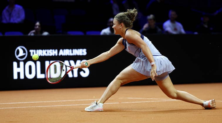 13.04.2026, Deutschland, Stuttgart, Tennis Porsche Tennis Grand Prix, Porsche One Point Challenge, Jasmine Paolini (ITA)