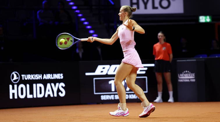 13.04.2026, Deutschland, Stuttgart, Tennis Porsche Tennis Grand Prix, Porsche One Point Challenge, Siegerin Eva Bennemann (GER)