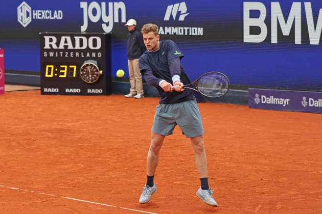 Yannick Hanfmann (GER) Tennis BMW Open by Bitpanda 2026 ATP, Tennis Herren 500 München 13.04.2026 FOTO: Mladen Lackovic LakoPress