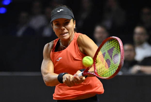 Viktoriya Tomova (BUL) Aktion Tennis Damen Porsche-Cup Porsche Tennis Grand Prix GP Stuttgart 2026 Porsche Arena 11-19.04.2026 DFL REGULATIONS PROHIBIT ANY USE OF PHOTOGRAPHS AS IMAGE SEQUENCES AND OR QUASI-VIDEO Tennis Damen Porsche-Cup Porsche Tennis Grand Prix GP Stuttgart 2026