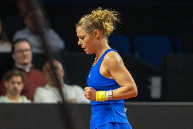 Laura Siegemund (GER) im Bild, Freude, GER, Laura Siegemund vs. Wiktorija Tomowa, Tennis, ATP, Tennis Herren Turnier, WTA, Tennis Damen 500, Porsche Tennis Grand-Prix, 13.04.2026, GER, Laura Siegemund vs. Wiktorija Tomowa, Tennis, ATP-Turnier, WTA 500, Porsche Tennis Grand-Prix, 13.04.2026, Stuttgart Copyright: xEibner-Pressefoto EdwardxCheungx EP_ECG