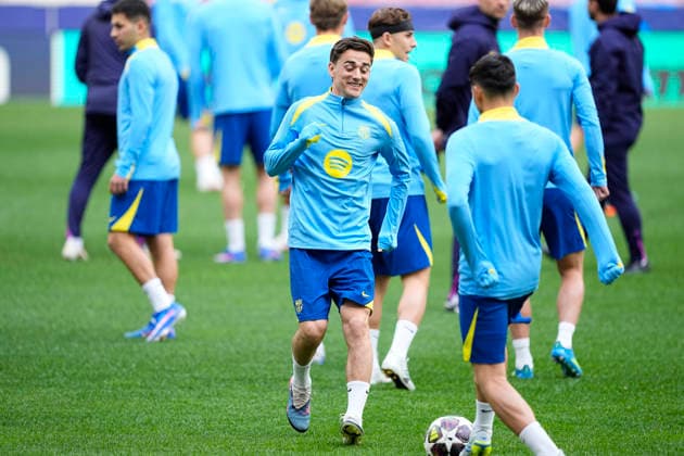 April 13, 2026, Madrid, Madrid, Spain: Pablo Martin Gavira during the training day of FC Barcelona, Barca ahead the UEFA Champions League 2025 26 Quarter-Final Second Leg match against Atletico de Madrid at Riyadh Air Metropolitano on April 13, 2026, in Madrid, Spain. Madrid Spain - ZUMAa181 20260413_zaa_a181_313 Copyright: xOscarxJ.xBarrosox