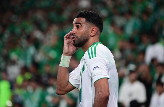 JEDDAH, SAUDI ARABIA - April 13: Riyad Mahrez during the AFC Champions League Elite Round of 16 match between Al Ahli and Al Duhail at King Abdullah Sports City on April 13, 2026 in Jeddah, Saudi Arabia.