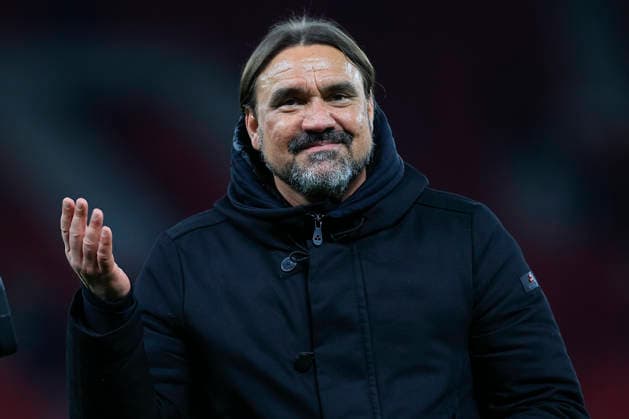 Manchester United, ManU v Leeds United, Premier League Daniel Farke the Leeds United manager at the end of the Premier League match between Manchester United and Leeds United at Old Trafford, Manchester, UK on 13 April 2026. Manchester Old Trafford Greater Manchester UK Editorial use only DataCo restrictions apply See www.football-dataco.com , Copyright: xConorxMolloyx PSI-24063-0082