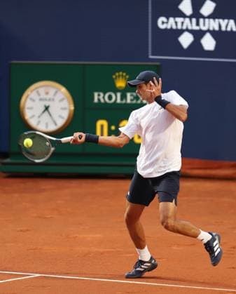 April 13, 2026, Sabadell, Barcelona, Spain: Barcelona Spain 13.04.2026 Rafa Jodar (Spain) control the ball in the match between Rafa Jodar (Spain) and Jaume Munar (Spain) during the Day 3 of the Barcelona Open Banc Sabadell Godo on 13 April 2026 in Barcelona. Tennis 2026: Barcelona Open  - ZUMAu50_ 20260413_zsp_u50_026 Copyright: xXavixUrgelesx