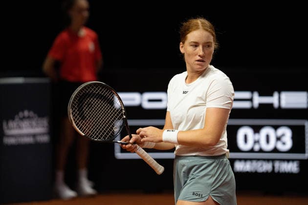 Ella Seidel (GER), GER, Elise Mertens vs. Ella Seidel, Tennis, ATP, Tennis Herren Turnier, WTA, Tennis Damen 500, Porsche Tennis Grand-Prix, 14.04.2026, GER, Elise Mertens vs. Ella Seidel, Tennis, ATP-Turnier, WTA 500, Porsche Tennis Grand-Prix, 14.04.2026, Stuttgart Copyright: xEibner-Pressefoto EdwardxCheungx EP_ECG
