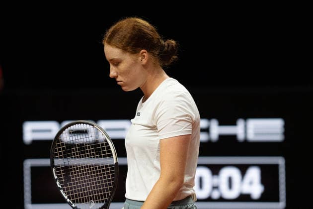 Ella Seidel (GER), enttäuscht GER, Elise Mertens vs. Ella Seidel, Tennis, ATP, Tennis Herren Turnier, WTA, Tennis Damen 500, Porsche Tennis Grand-Prix, 14.04.2026, GER, Elise Mertens vs. Ella Seidel, Tennis, ATP-Turnier, WTA 500, Porsche Tennis Grand-Prix, 14.04.2026, Stuttgart Copyright: xEibner-Pressefoto EdwardxCheungx EP_ECG