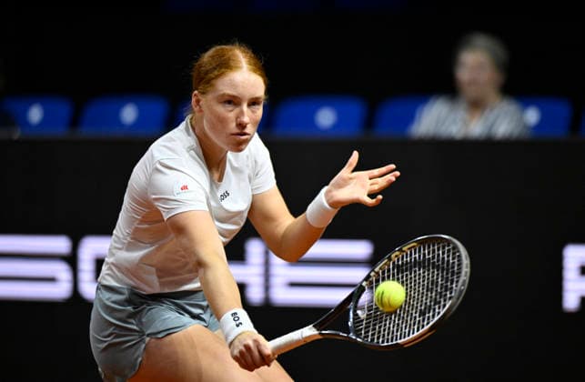 Ella Seidel (GER) Aktion Tennis Damen Porsche-Cup Porsche Tennis Grand Prix GP Stuttgart 2026 Porsche Arena 11-19.04.2026 DFL REGULATIONS PROHIBIT ANY USE OF PHOTOGRAPHS AS IMAGE SEQUENCES AND OR QUASI-VIDEO Tennis Damen Porsche-Cup Porsche Tennis Grand Prix GP Stuttgart 2026