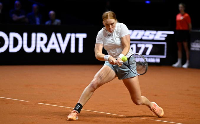 Ella Seidel (GER) Aktion Tennis Damen Porsche-Cup Porsche Tennis Grand Prix GP Stuttgart 2026 Porsche Arena 11-19.04.2026 DFL REGULATIONS PROHIBIT ANY USE OF PHOTOGRAPHS AS IMAGE SEQUENCES AND OR QUASI-VIDEO Tennis Damen Porsche-Cup Porsche Tennis Grand Prix GP Stuttgart 2026