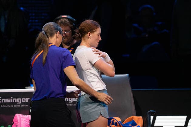 Ella Seidel (GER), Verletzungspause, Verletzung, GER, Elise Mertens vs. Ella Seidel, Tennis, ATP, Tennis Herren Turnier, WTA, Tennis Damen 500, Porsche Tennis Grand-Prix, 14.04.2026, GER, Elise Mertens vs. Ella Seidel, Tennis, ATP-Turnier, WTA 500, Porsche Tennis Grand-Prix, 14.04.2026, Stuttgart Copyright: xEibner-Pressefoto EdwardxCheungx EP_ECG