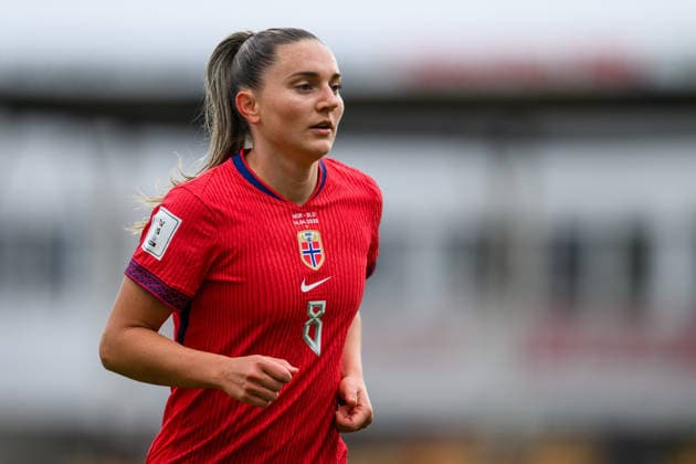 260414 Vilde Boe Risa of Norway during the FIFA Women s World Cup Qualifier football match between Norway and Slovenia on April 14, 2026 in Lillestrom. Photo: Marius Simensen BILDBYRAN COP 238 VG0919 bbeng fotball soccer football fotboll FIFA World Cup, WM, Weltmeisterschaft, Fussball qualifiers vm-kvalifisering kvinner vm kvalik landskamp dam norge norway slovenien slovenia Copyright: MARIUSxSIMENSEN BB260414BB387