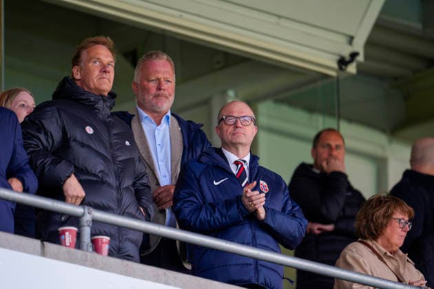 Women s international football match Norway Slovenia Lillestrom 20260414 General Secretary of the Norwegian Football Association Karl Petter Loken during the Women s World Cup qualifying match between Norway and Slovenia at Arasen Stadium Photo Lise Aserud NTB Lillestrom Norway EDITORIAL USE ONLY RESTRICTED USE FOR BETTING COMPANIES  Copyright: xLisexAserudx xNTBx