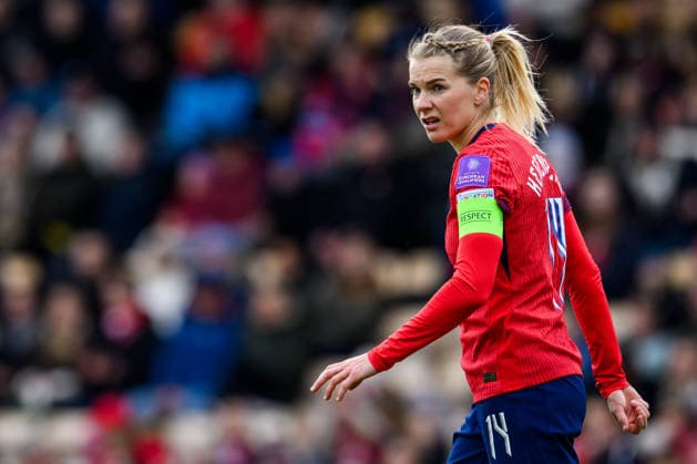 260414 Ada Hegerberg of Norway during the FIFA Women s World Cup Qualifier football match between Norway and Slovenia on April 14, 2026 in Lillestrom. Photo: Vegard Grott BILDBYRAN kod VG VG0919 bbeng fotball soccer football fotboll FIFA World Cup, WM, Weltmeisterschaft, Fussball qualifiers vm-kvalifisering kvinner vm kvalik landskamp dam norge norway slovenien slovenia Copyright: VEGARDxGRoTT BB260414VG016