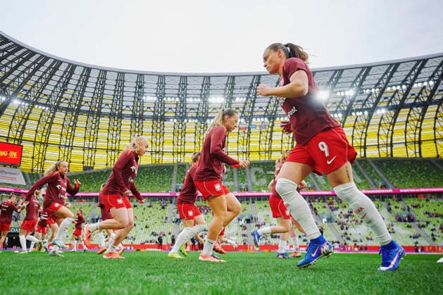 14.04.2026 GDANSK, STADION POLSAT ARENA , PILKA NOZNA KOBIET ( WOMEN S FOOTBALL) ELIMINACJE MISTRZOSTWA SWIATA KOBIET BRAZYLIA FIFA World Cup, WM, Weltmeisterschaft, Fussball 2027 ( FIFA WOMEN S WORLD CUP QUALIFICATION 2027 ) MECZ POLSKA - IRLANDIA ( GAME POLAND - IRELAND) NZ. EWA PAJOR MILENA KOKOSZ FOTO RADOSLAW JOZWIAK CYFRASPORT NEWSPIX.PL --- Newspix.pl  RA2_4579