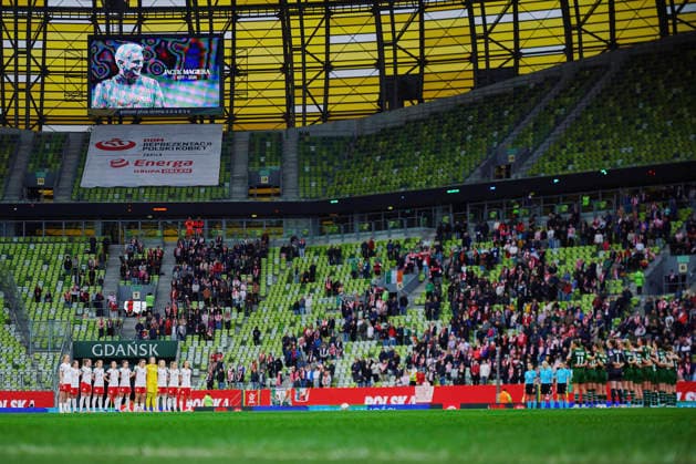 14.04.2026 GDANSK, STADION POLSAT ARENA , PILKA NOZNA KOBIET ( WOMEN S FOOTBALL) ELIMINACJE MISTRZOSTWA SWIATA KOBIET BRAZYLIA FIFA World Cup, WM, Weltmeisterschaft, Fussball 2027 ( FIFA WOMEN S WORLD CUP QUALIFICATION 2027 ) MECZ POLSKA - IRLANDIA ( GAME POLAND - IRELAND) NZ. MINUTA CISZY JACEK MAGIERA FOTO RADOSLAW JOZWIAK CYFRASPORT NEWSPIX.PL --- Newspix.pl  RA2_4828